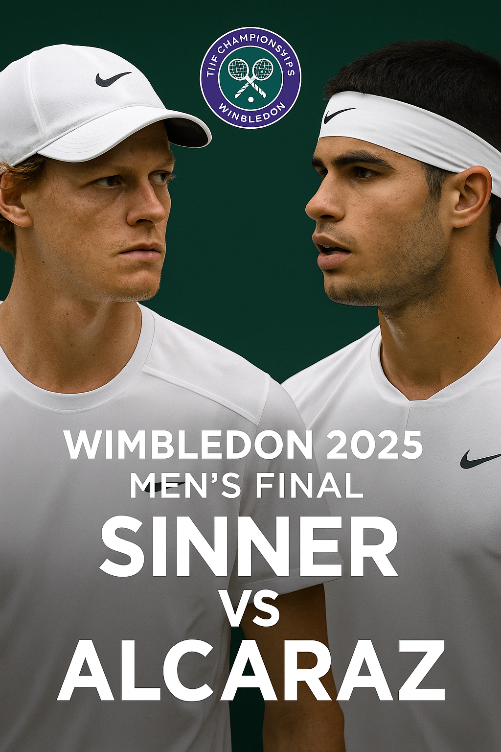 🎾 Wimbledon 2025 Men’s Final: Alcaraz vs. Sinner – A Rivalry for the Ages