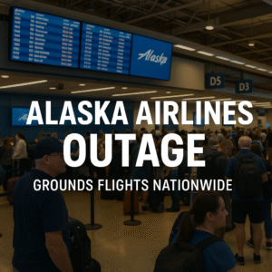 🚨 Alaska Airlines Outage: A System Failure That Grounded America’s Skies