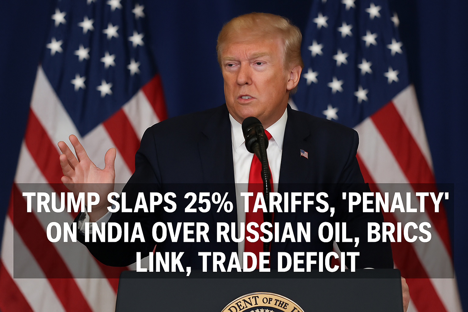 US Trump Hits India With 25% Tariffs and ‘Penalty’ – What It Means for Global Trade